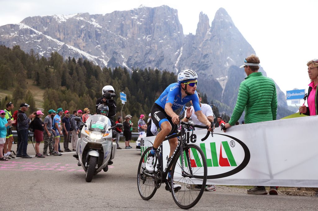 Stage winner Alexander Foliforov (Gazprom-Rusvelo)