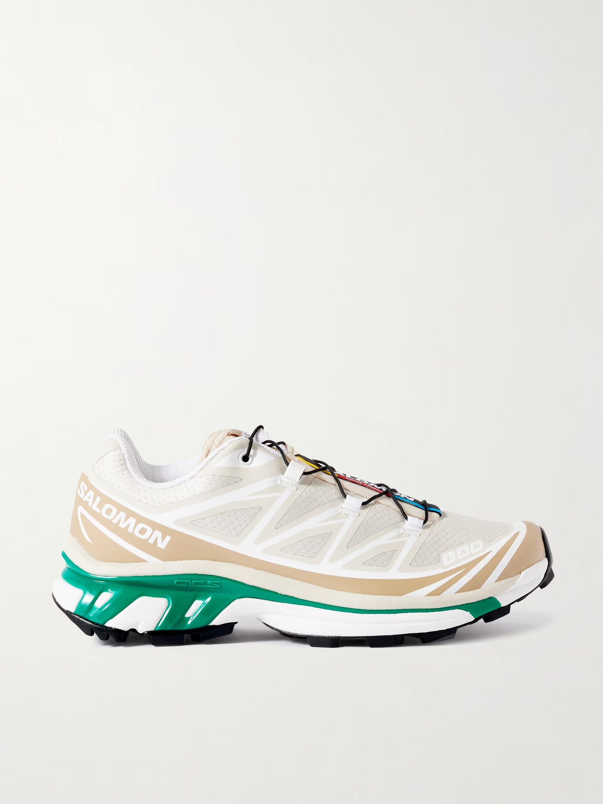 Xt-6 Rubber-Trimmed Mesh Sneakers