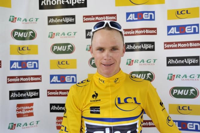 Chris Froome (Sky) is the new leader of the Crit&eacute;rium du Dauphin&eacute;
