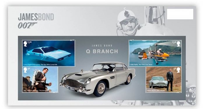 These James Bond stamps have us even more excited for No Time to Die