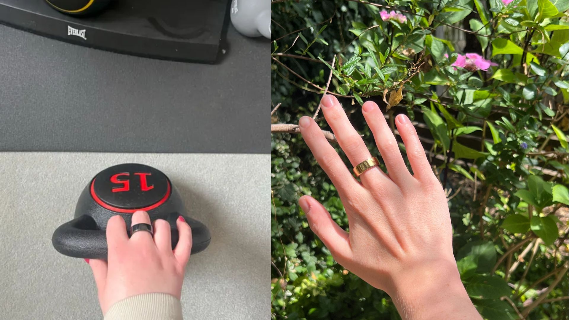 Ciara McGinley and Grace Walsh testing Oura Rings