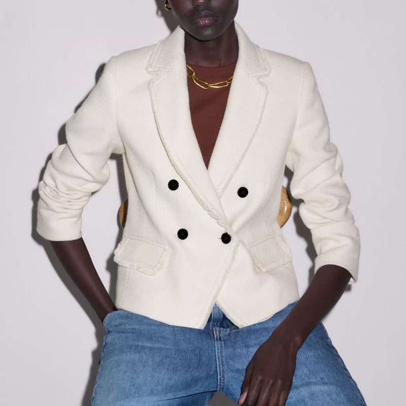 Image of white blazer