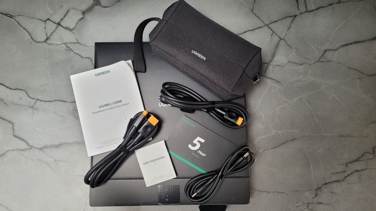 Ugreen PowerRoam 1200 Power Station taken during our review