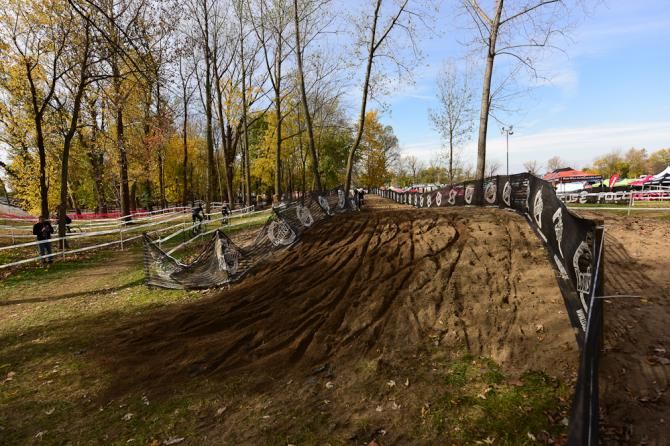 One of the two sand pits was the longest of the year.
