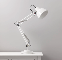 Colours ISAAC Matt White CFL Desk Lamp | Was £20 now £16