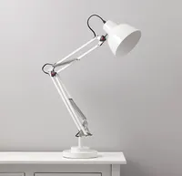 Colours ISAAC Matt White CFL Desk Lamp | Was £20 now £16