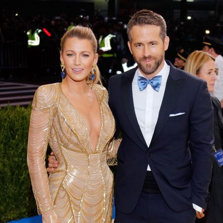 new york, ny may 01 blake lively and ryan reynolds attend rei kawakubocomme des gar&ccedil;onsart of the in between costume institute gala at metropolitan museum of art on may 1, 2017 in new york city photo by jackson leefilmmagic