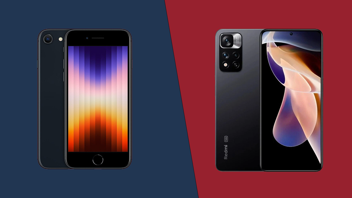 iPhone SE (2022) vs Xiaomi Redmi Note 11 Pro 5G: two routes to mid-range mastery