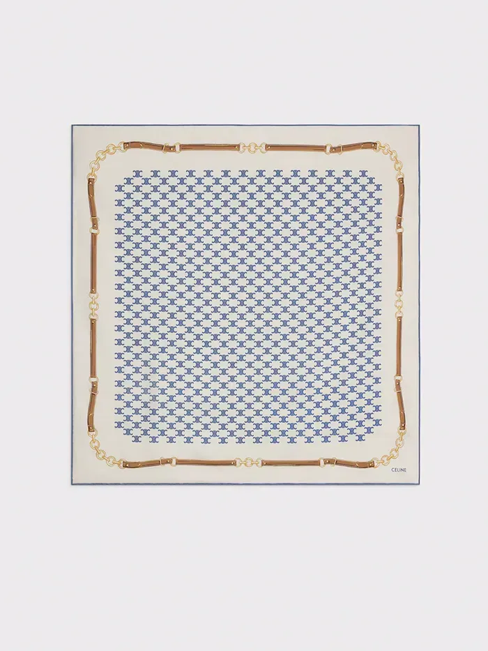 CELINE, Bandana in Heritage Silk Twill