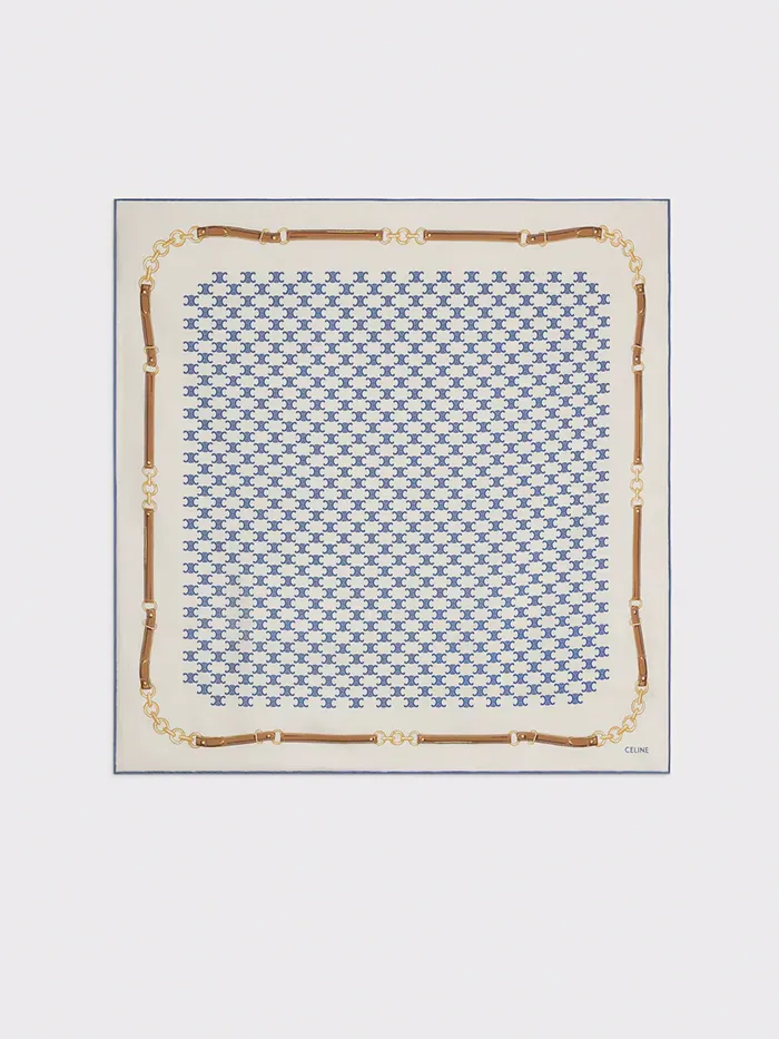 CELINE, Bandana in Heritage Silk Twill