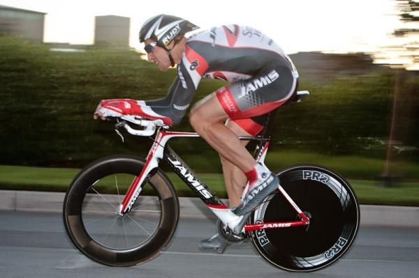 Fernando Antogna (Jamis-Sutter Home) finished with the fastest time of the day.