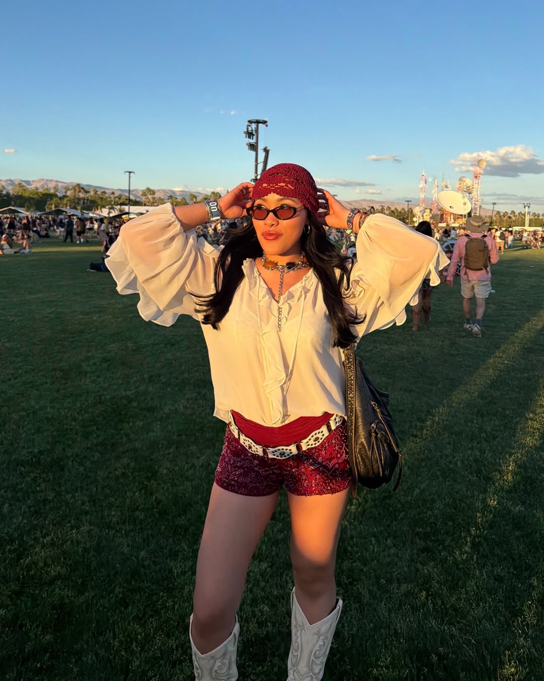 Amanda Le in a skullcap.