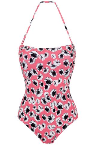 M&S Daisy Print Bandeau Swimsuit, £35