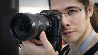 Reviewer James Artaius shoots with the Sony A9 II