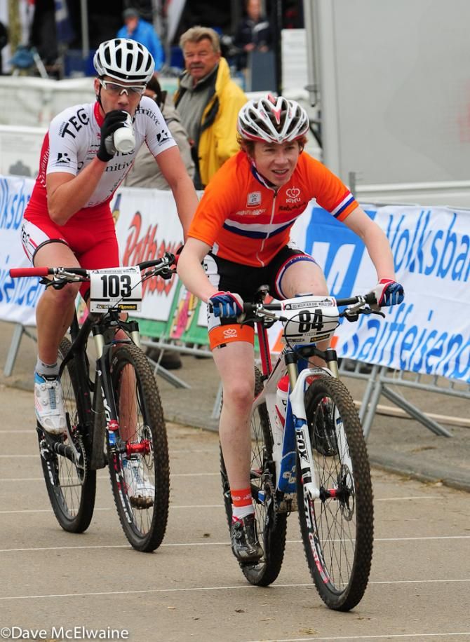 Kjell Van Den Boogert (Netherlands) riding in the top