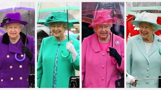 queen elizabeth custom matching umbrellas fulton