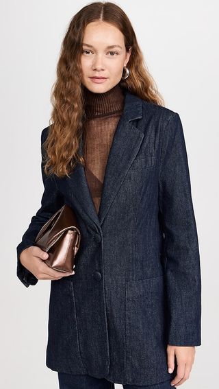 Afrm Agnes Oversized Blazer