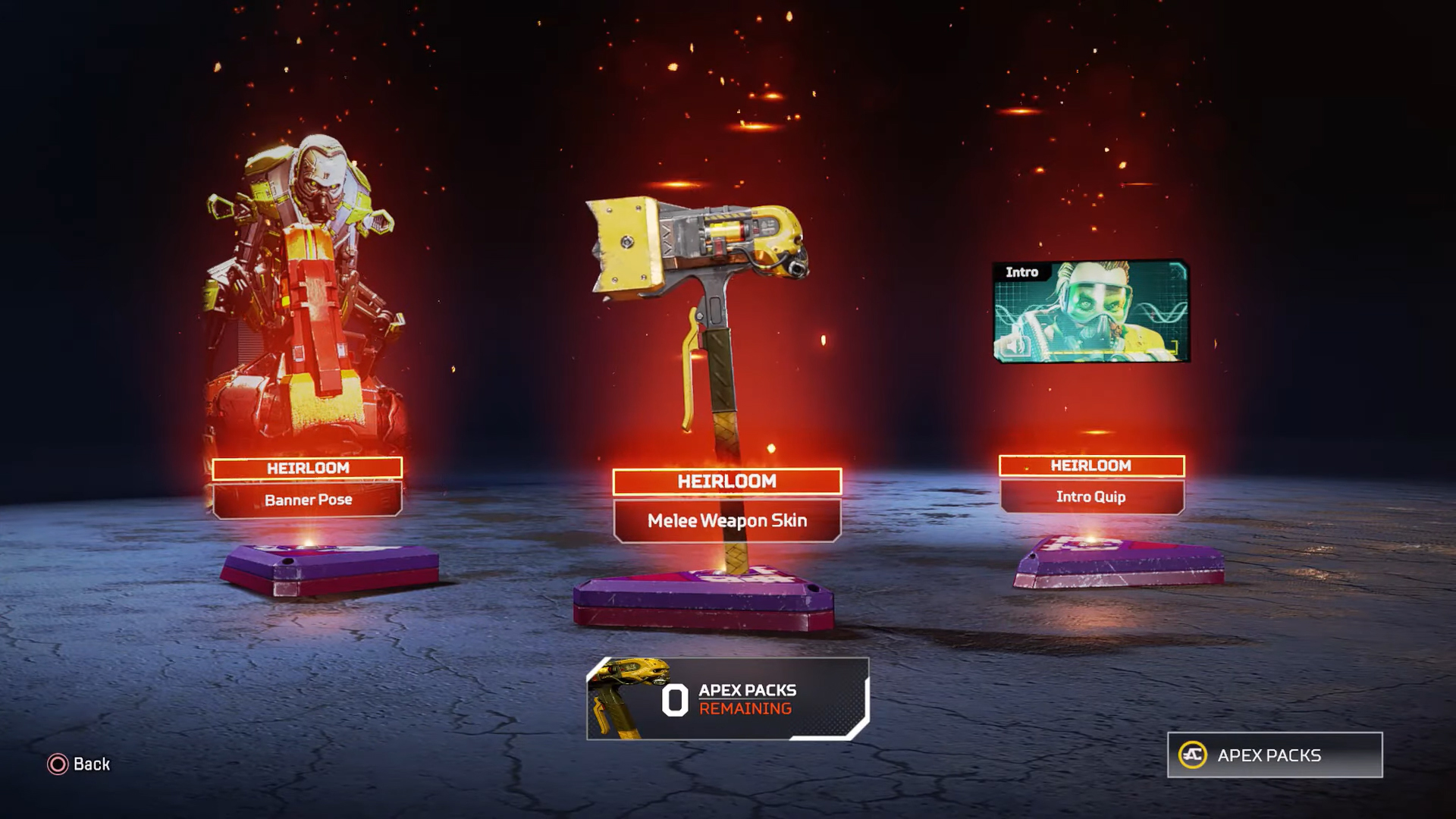 Apex Legends heirlooms