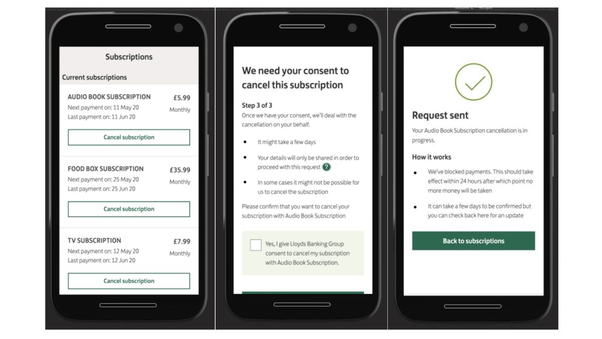 Lloyds Bank app to offer three-click cancellation of subscriptions ...