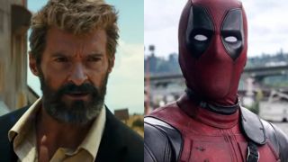 Left: Hugh Jackman as Wolverine in Logan, Right: Ryan Reynolds as Deadpool 