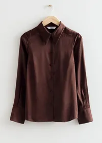 Relaxed Satin Shirt, was £85, now £65 | &amp; Other Stories&nbsp;