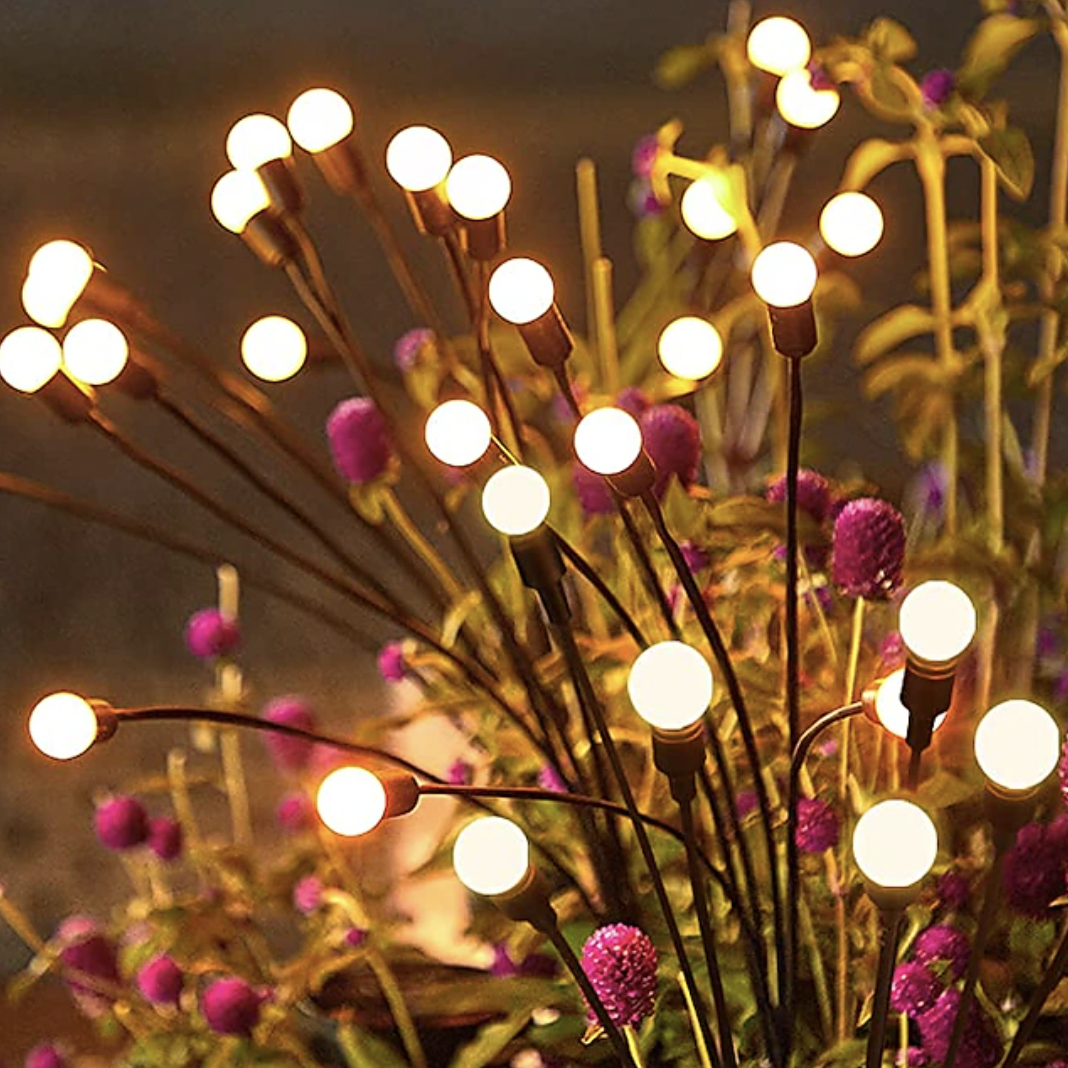 LightInTheBox, 2/4 Packs Solar Firefly Lights Outdoor Waterproof Two Modes of Persistent Light and Flashing 6/8/10 Heads Warm White White Multi Color 2025 - Gbp £13