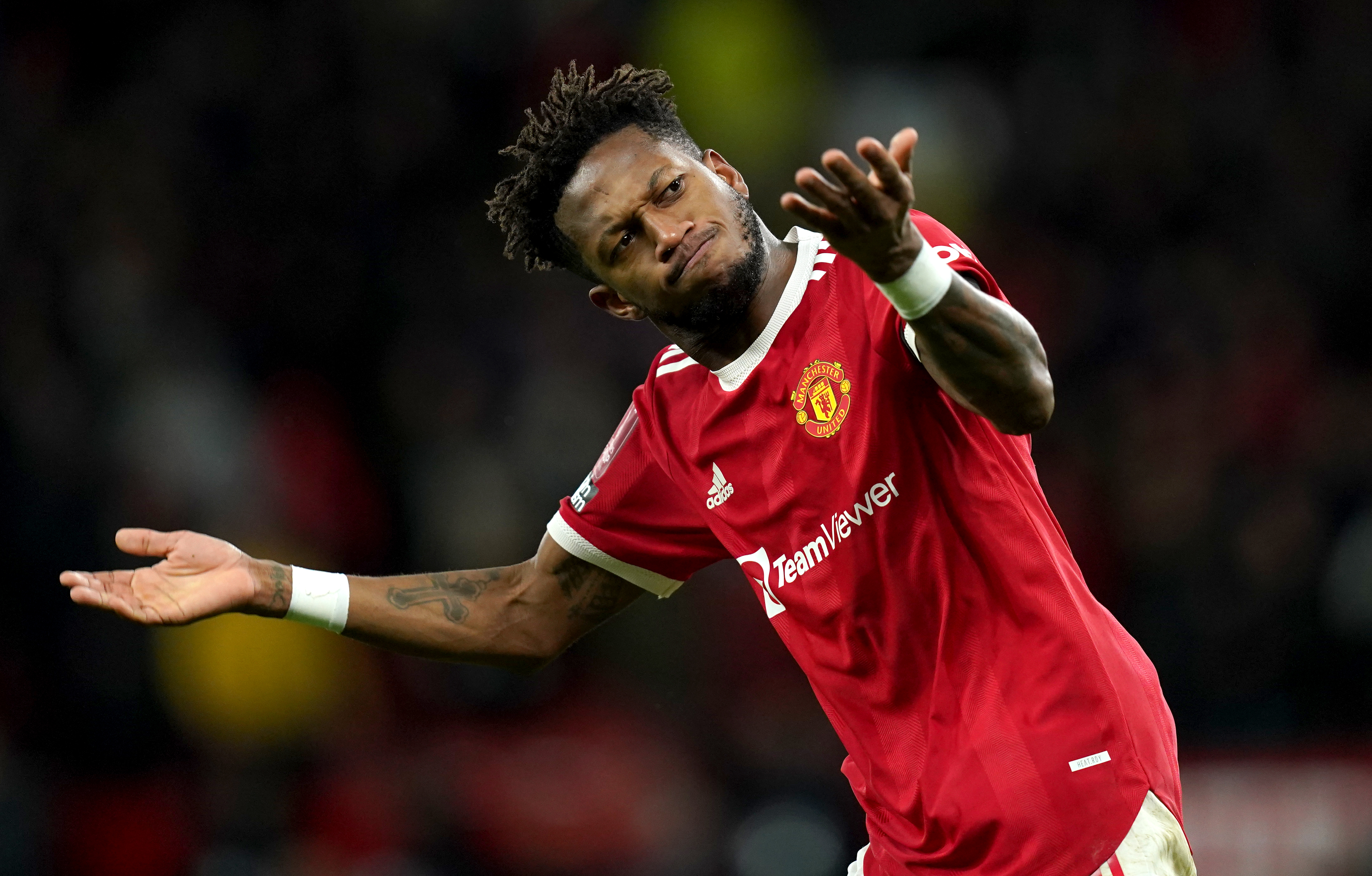 Midfielder Fred has tested positive for Covid-19