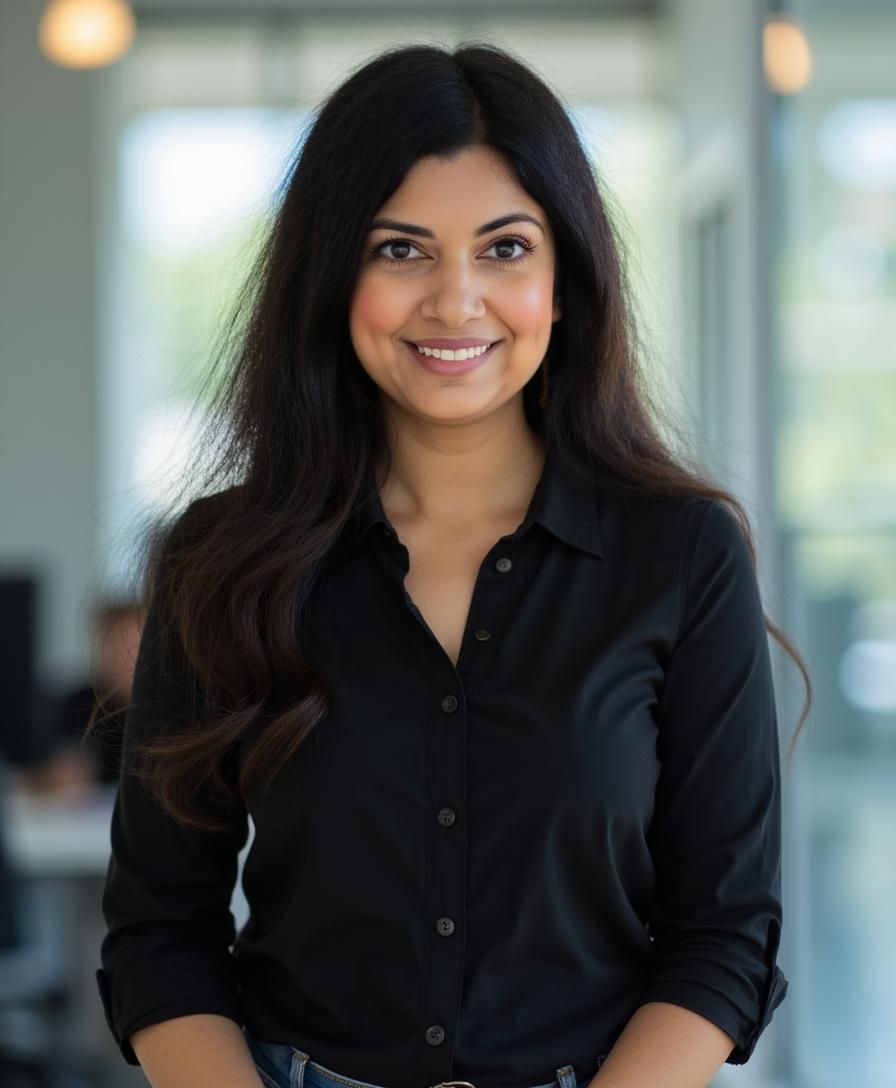 AI-generated headshots of Ariane Sherine using Aragon AI