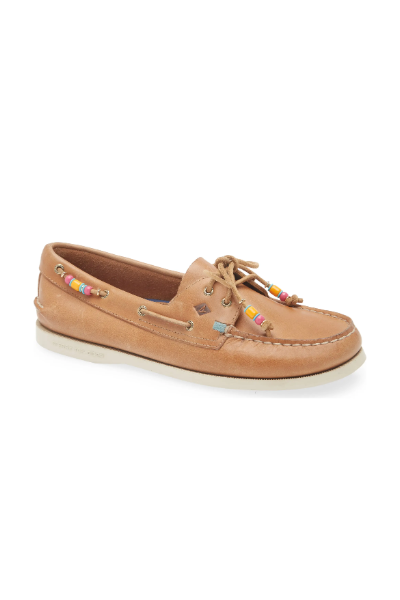Sperry , Authentic Original 2-Eye Beaded Boat Shoes (Were $100) 