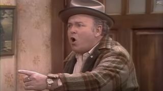 Archie bunker pointing in All in the Family