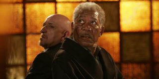 Ben Kingsley and Morgan Freeman in Lucky Number Slevin