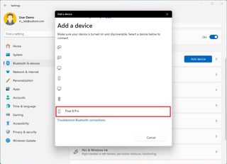 Windows 11 pair BLuetooth phone