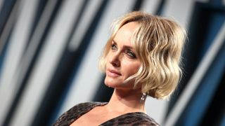 Amber Valletta with a tousled loose bob