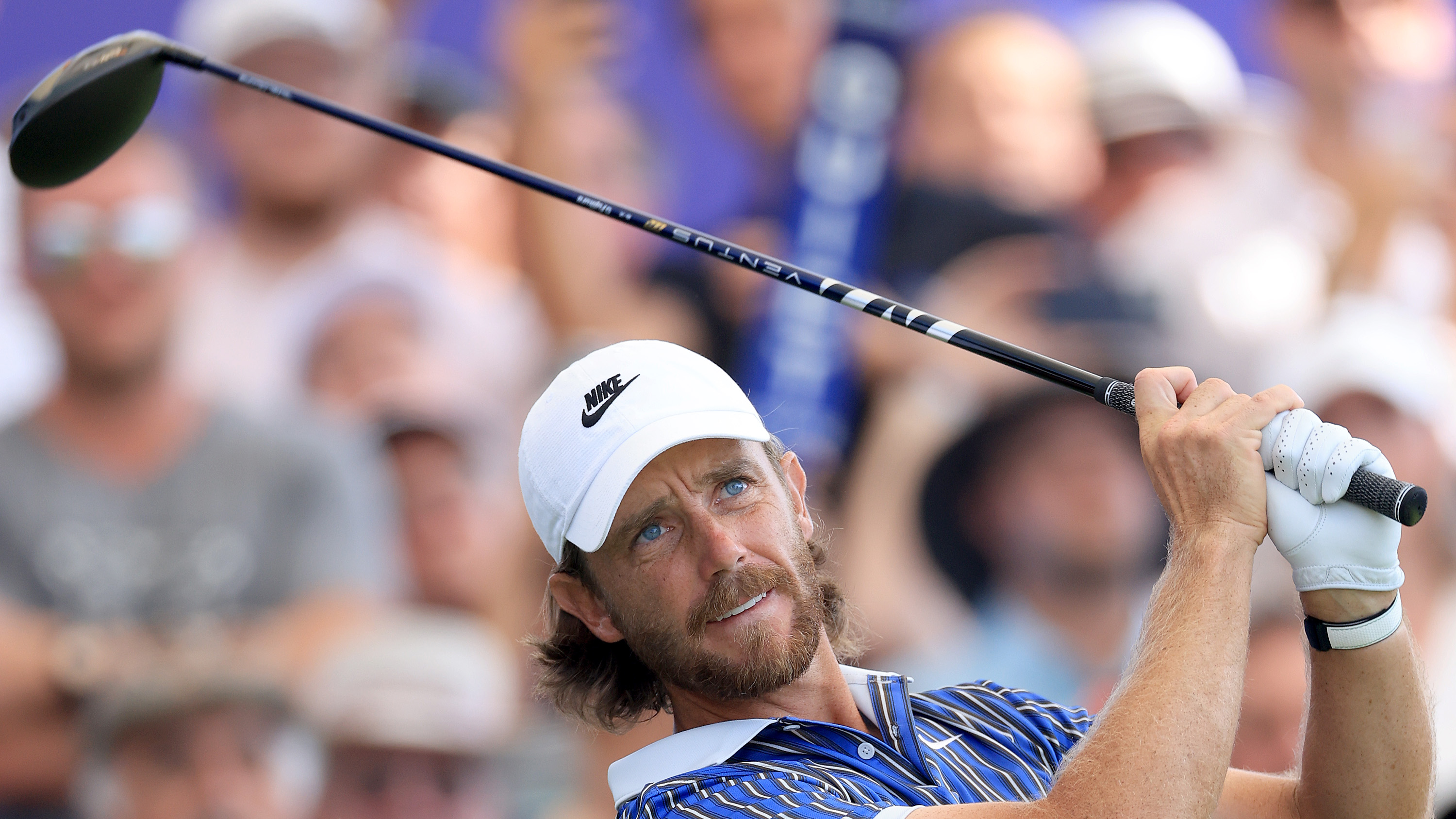 Photo of Tommy Fleetwood using the Fujikura original Ventus TR Blue Shaft