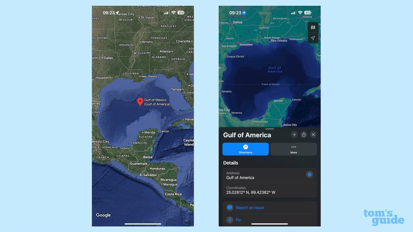 Google Maps and Apple Maps showing the new name for the Gulf