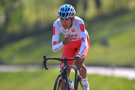 Egan Arley Bernal Gomez (Team Sky) won the time trial at Tour de Romandie, wears the White Best Young Rider Jersey