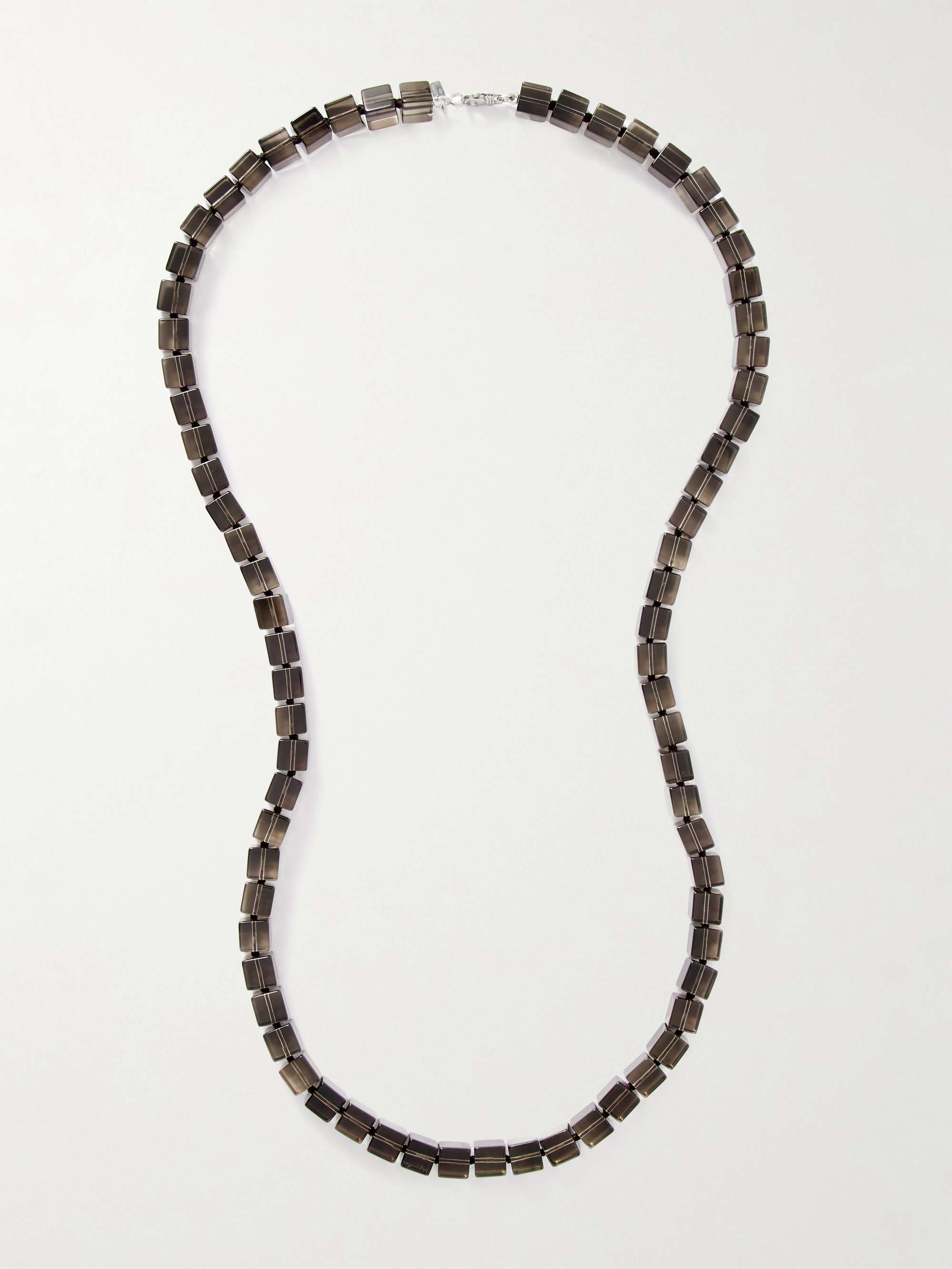 Tina Silver Smoky Quartz Necklace