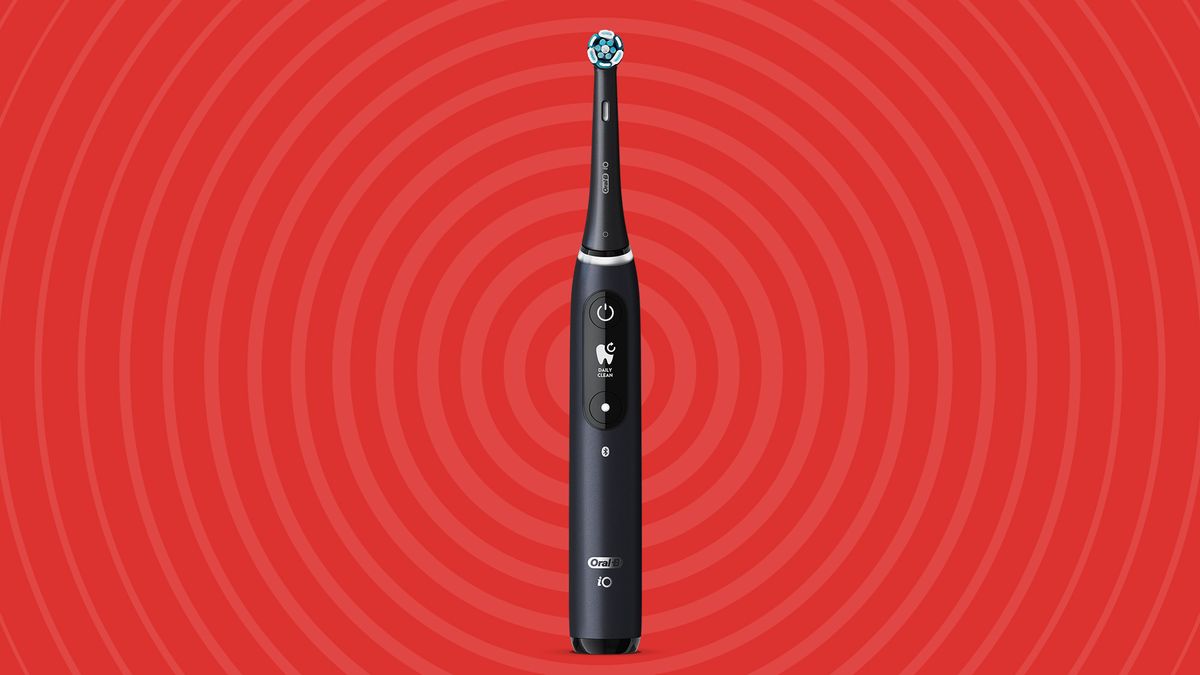 Oral-B iO 7 電動牙刷黑紅底