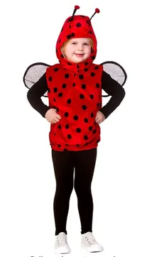 Kids ladybird tabard -