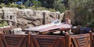 A-Wing at Star Wars: Galaxy's Edge