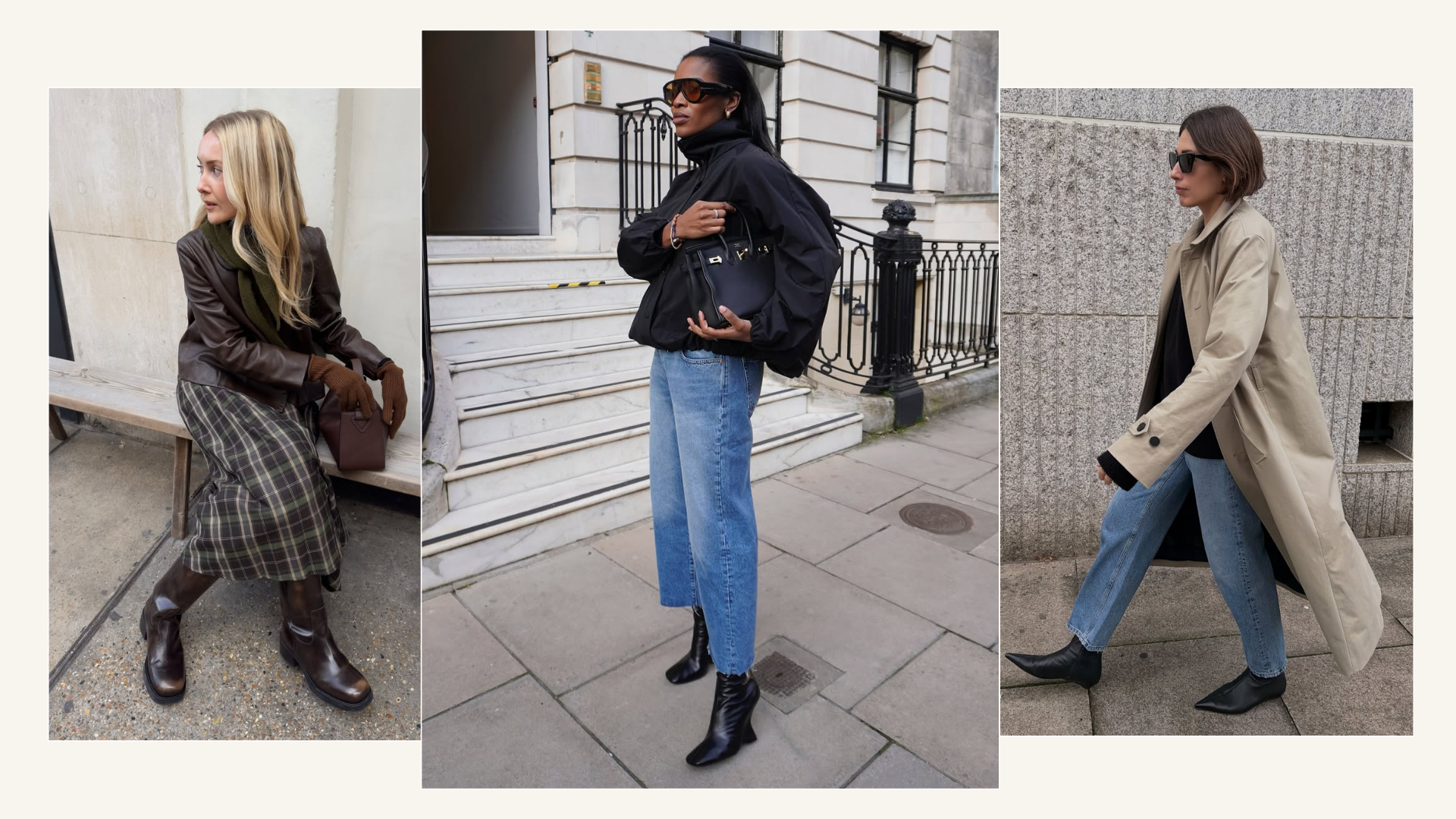 Three different boot trends in London