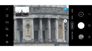Fotografía con zoom de la Catedral del St Paul