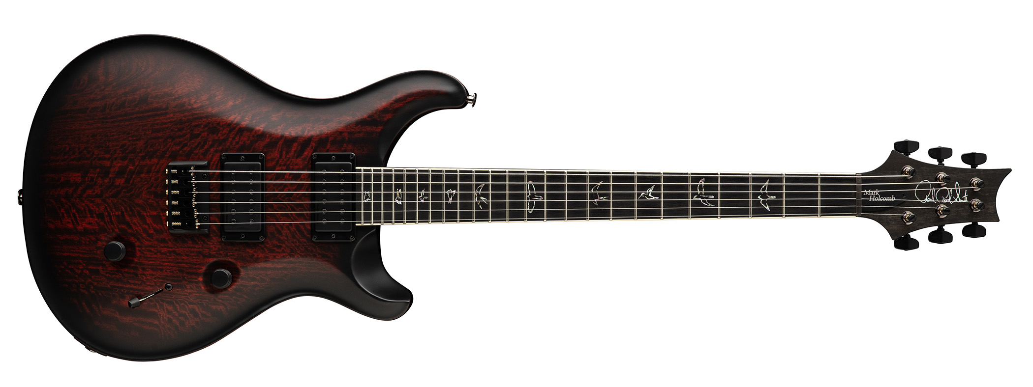 PRS Mark Holcomb: previously only a limited edition run, the Periphery guitarist's Core Series signature model is now part of the PRS Guitars catalogue, as the Maryland high-end brand continues its 40th Anniversary celebrations by keeping the releases coming each month.