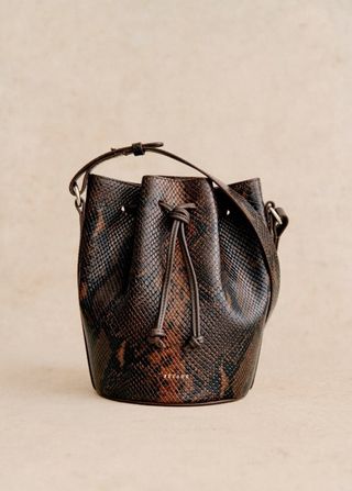 Sezane python print bag