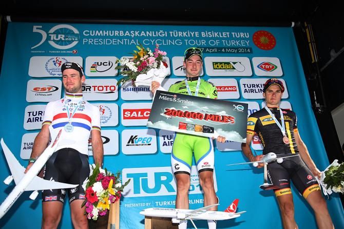 It's not every day that there are airplanes on the podium