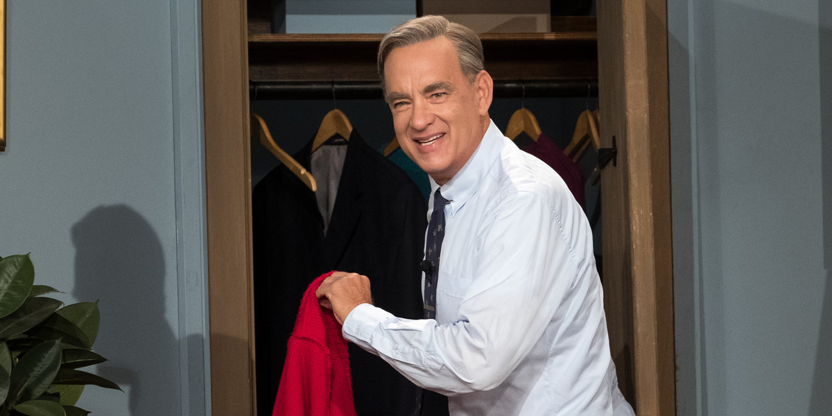 Tom Hanks as Mr Rogers in A Beautiful Day in the Neighborhood