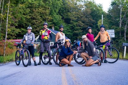 The cast for the All Terrain Bicycle Challenge