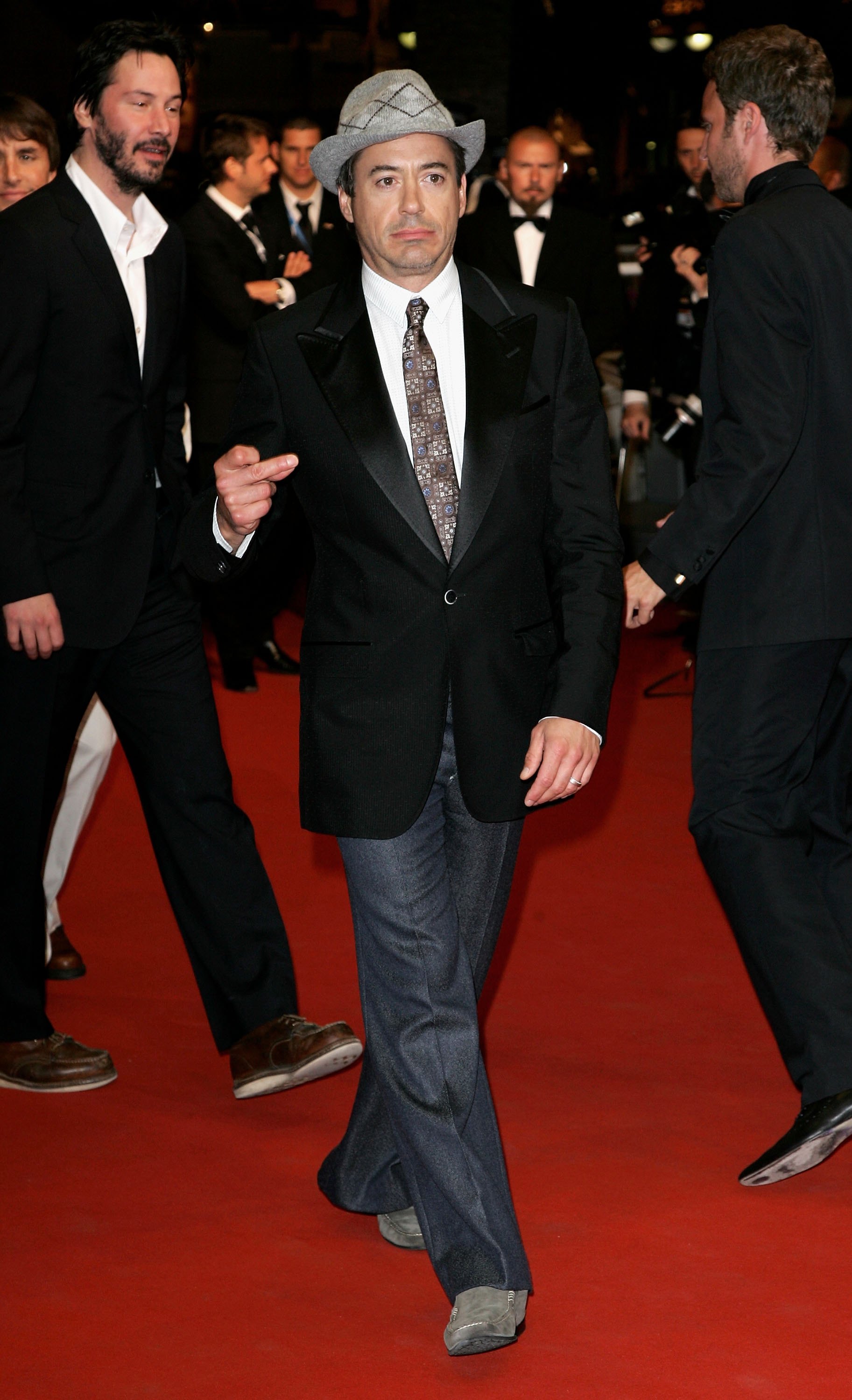 Robert Downey Jr. wearing jeans on the Cannes Film Festival red carpet.
