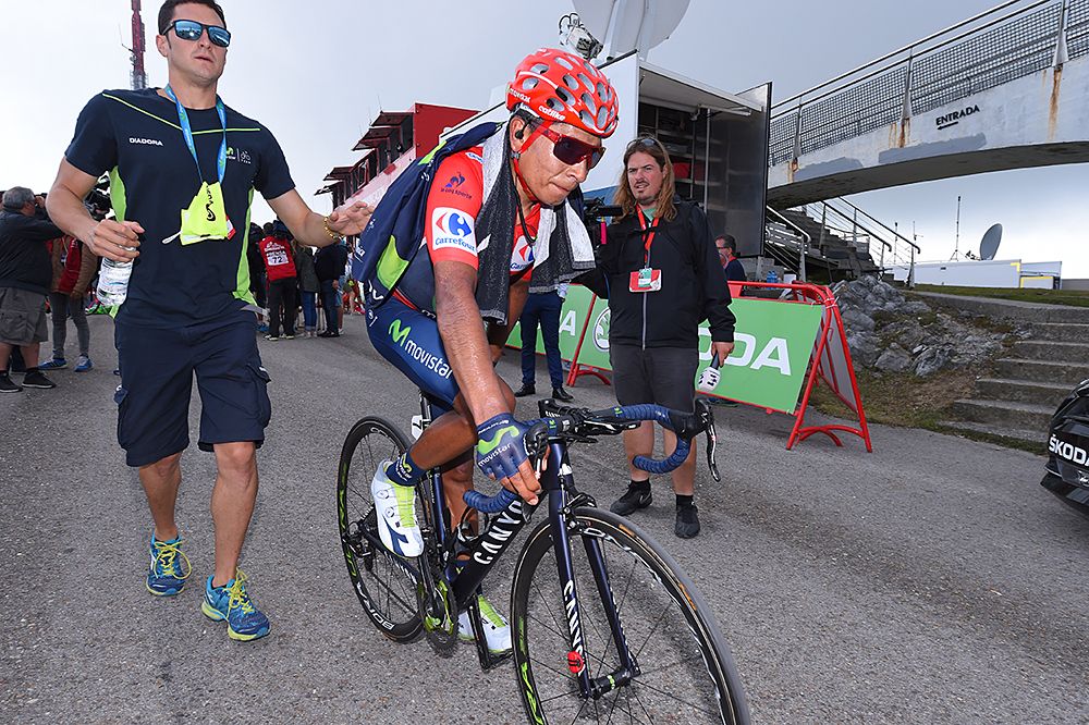 Nairo Quintana (Movistar) after finishing second on stage 11