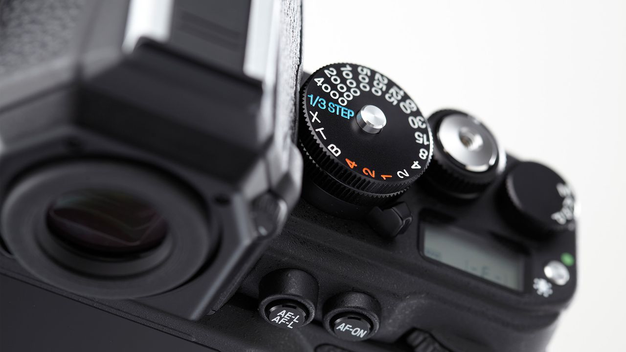 The Nikon Df's retro shutter speed dial